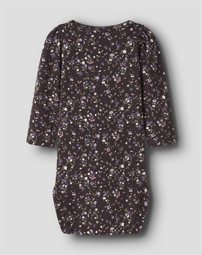 Name It - NBFOceana Langærmet Bodystocking - Chocolate Plum 